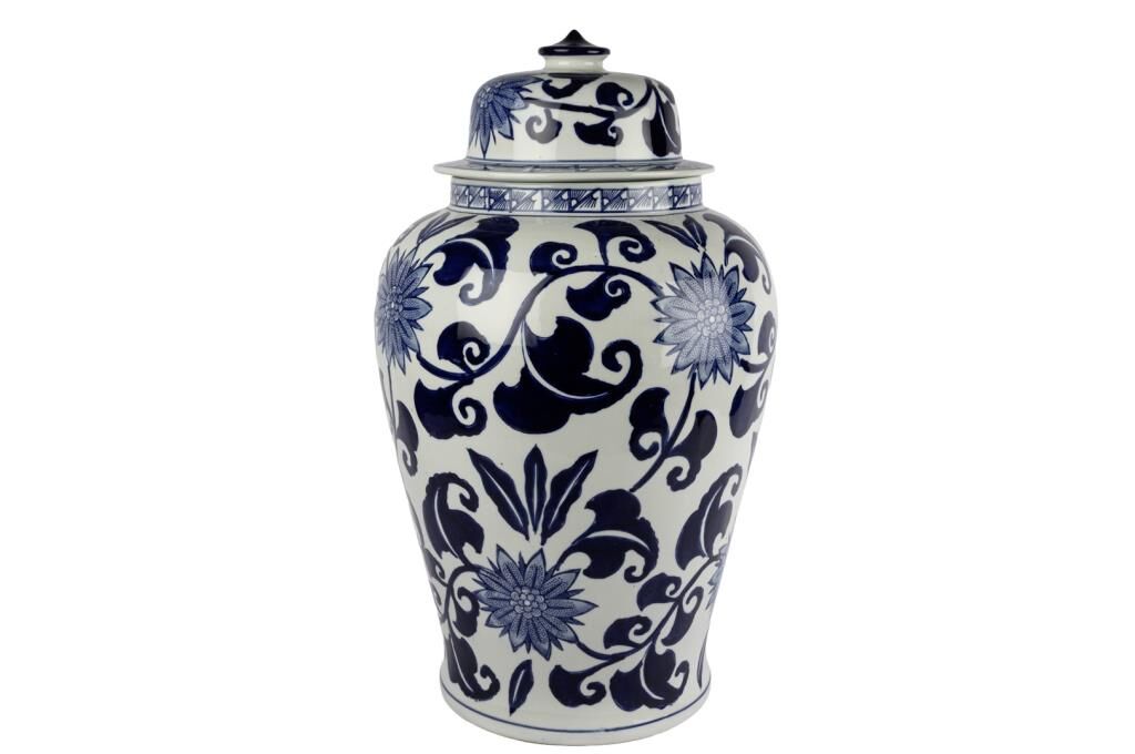 Mikasa Moor Blue Blanc Kapaklı Küp 38x60cm
