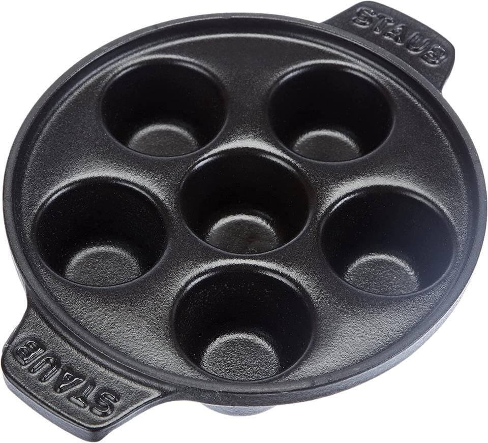 Staub 6 Bölmeli Döküm Pişirme Kabı 14 Cm