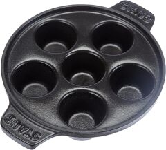 Staub 6 Bölmeli Döküm Pişirme Kabı 14 Cm