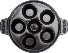 Staub 6 Bölmeli Döküm Pişirme Kabı 14 Cm