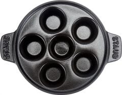 Staub 6 Bölmeli Döküm Pişirme Kabı 14 Cm