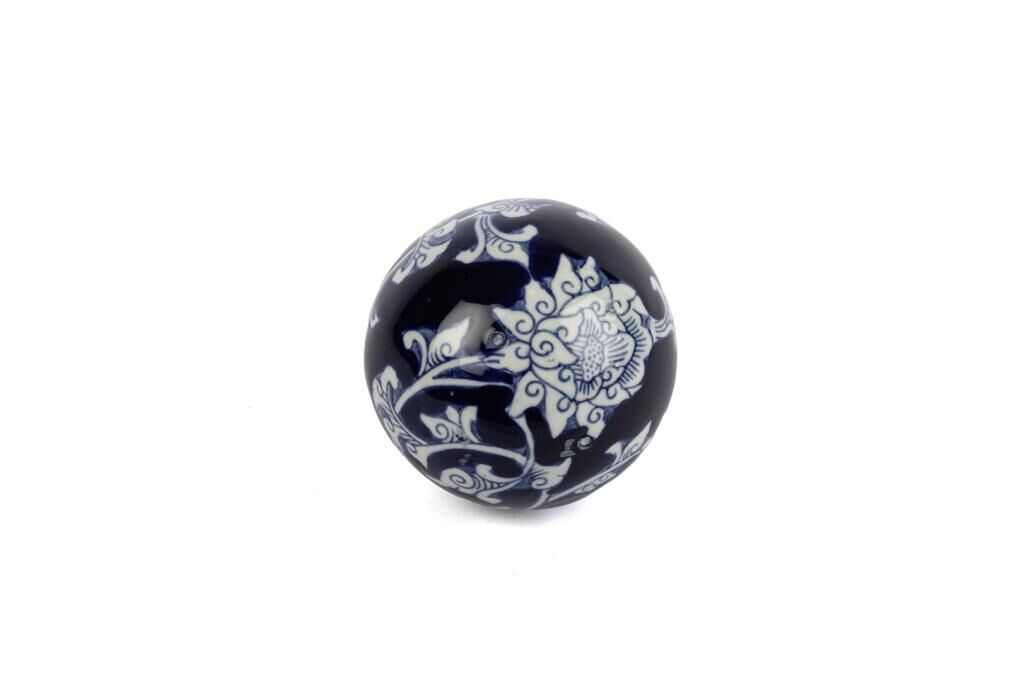 Mikasa Moor Blue Blanc Dek Top Obje 10x10cm