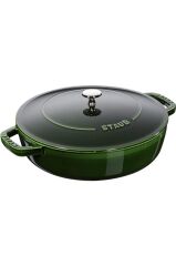 Staub Chistera Yağmur Efektli 24 Cm Döküm Tencere Fesleğen