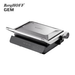 BergHOFF GEM TITAN Gümüş Gri Çelik Izgara ve Tost Makinesi