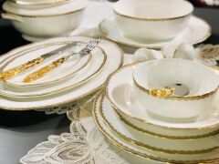 Prouna Antique Gold 72 Parça Yemek Takımı