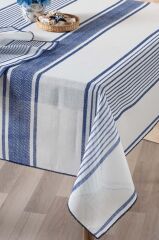 Sarev Santo Mavi Masa Örtüsü 160*240 Cm