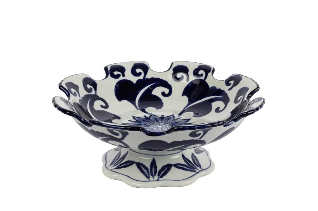 Mikasa Moor Blue Blanc Dek Tabak 31x12cm