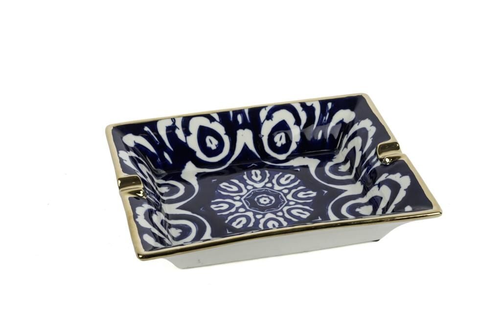 Mikasa Moor Blue Blanc Dek Tabak 22x17x5cm