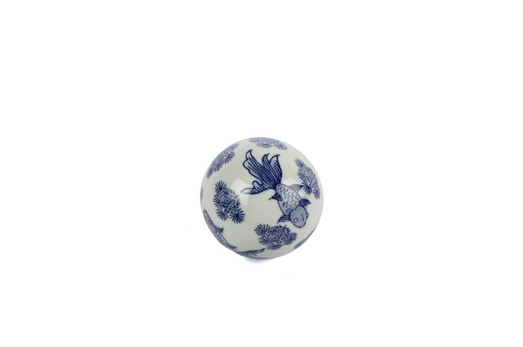 Mikasa Moor Blue Blanc Dek Top Obje 8x8cm