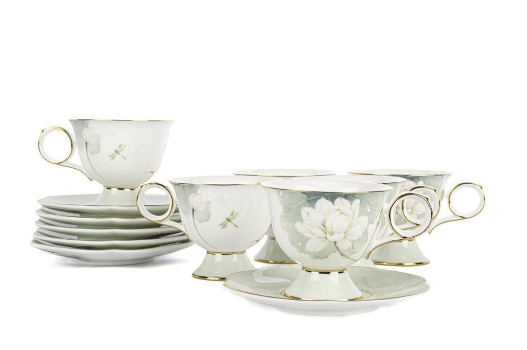 Mikasa Moor Lotus 6lı Kahve Fincanı Seti 90cc