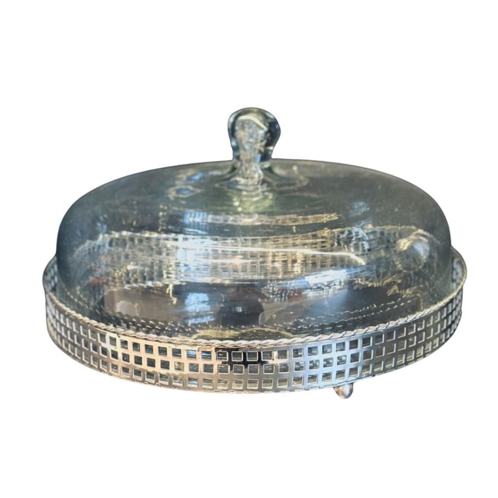 Lucky Art Krom Kapaklı Kek Standı 30cm