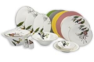 Mikasa Moor Birds And Flowers 74 Parça Yemek Takımı 12 Kişilik