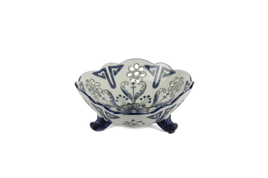 Mikasa Moor Blue Blanc Dek Tabak 22x9cm