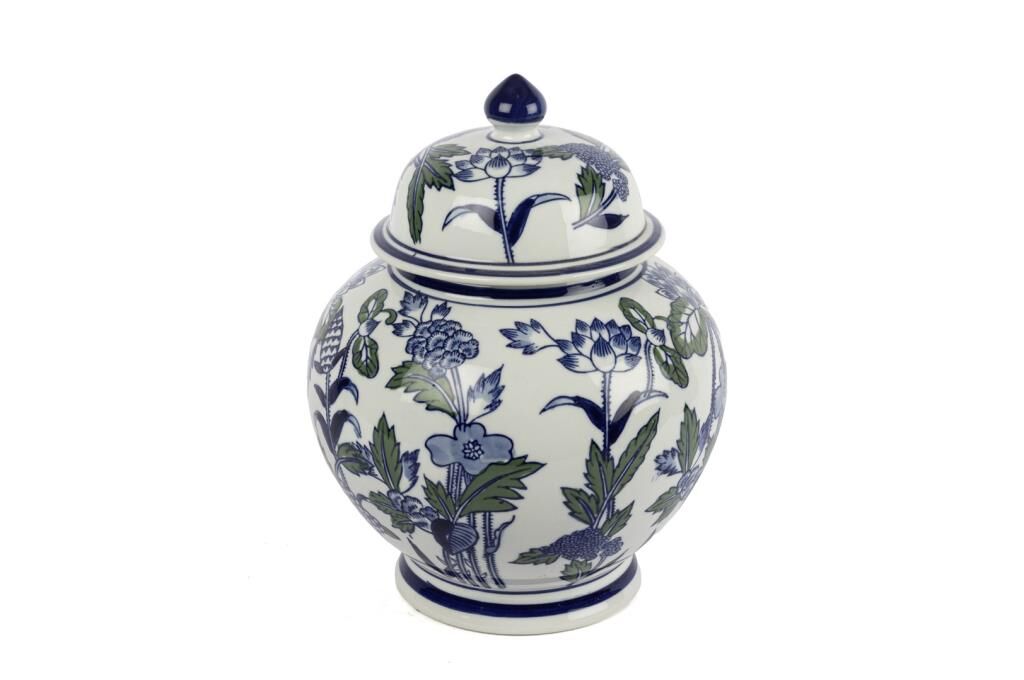 Mikasa Moor Blue Blanc Kapaklı Küp 24x29cm