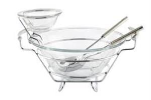 Mikasa Moor Perle Standlı Sos ve Salata Kasesi Servis Seti 38x30x23cm