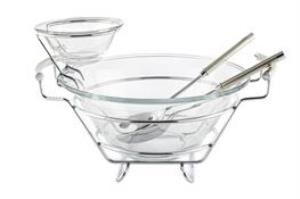 Mikasa Moor Perle Standlı Sos ve Salata Kasesi Servis Seti 38x30x23cm