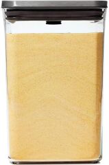 Oxo Saklama Kabı Pop Kare Çelik Kapaklı- 4.2 Lt