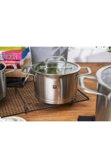 Zwilling Trueflow Derin Tencere | Paslanmaz Çelik | 16 Cm