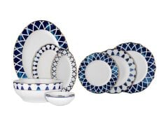 Evaliza Poetica Yemek Takımı 61 Parça Arya Mavi