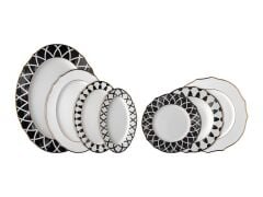 Evaliza Poetica Yemek Takımı 61 Parça Arya Antrasit