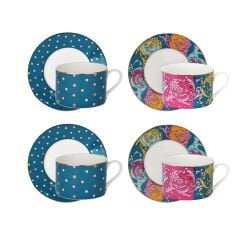 Lucky Art Estelle Bone 4Lü Cay Fincanı Seti