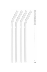 Zwilling Sorrento Şeffaf Cam Pipet - Kıvrımlı 4 Lü