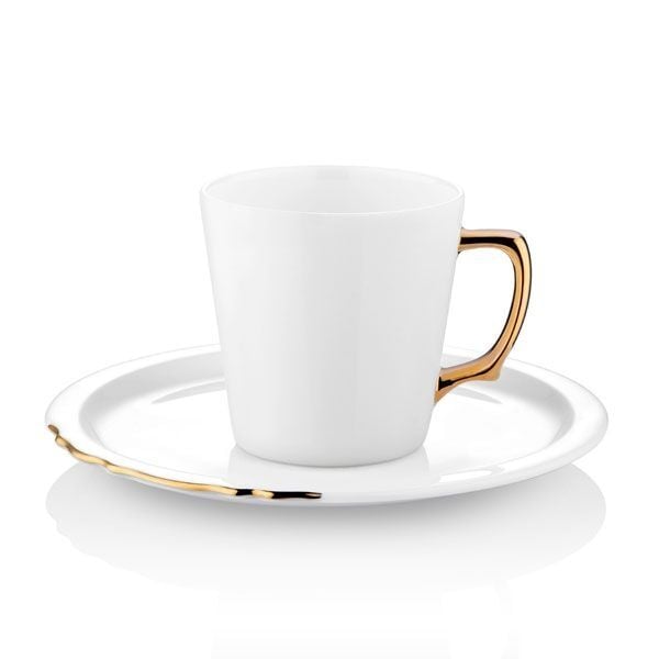 Koleksiyon Eseri İstanbul 6 Lı Çay Fincanı Seti Altın