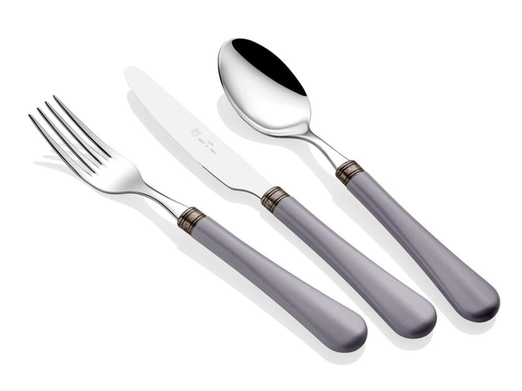 Rivadossi Giulietta Gri 24 Parça Çatal Bıçak Seti