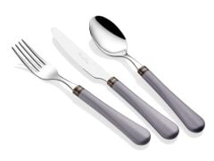 Rivadossi Giulietta Gri 24 Parça Çatal Bıçak Seti