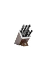 Zwilling Gourmet Kendinden Bilemeli Bıçak Bloklu 7 Parça Bıçak Seti
