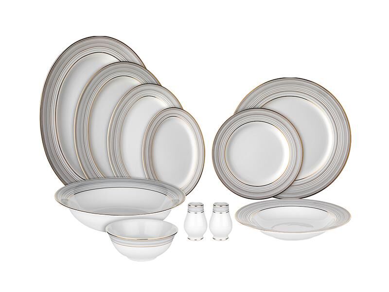 Evaliza Tokyo Yemek Takımı 61 Parça Gold