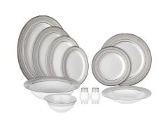 Evaliza Tokyo Yemek Takımı 61 Parça Platin