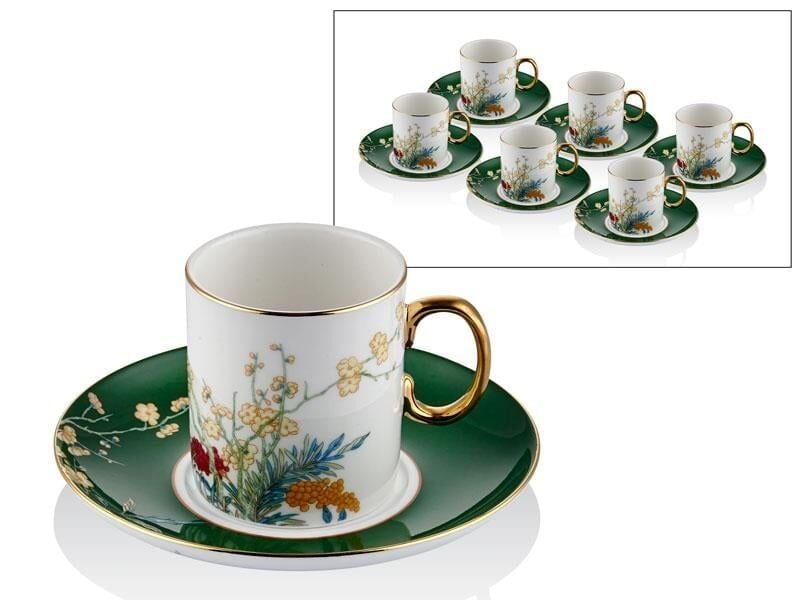 Joy Carmen Blossoms 6'Lı Kahve Fincanı Seti