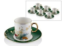 Joy Carmen Blossoms 6'Lı Kahve Fincanı Seti