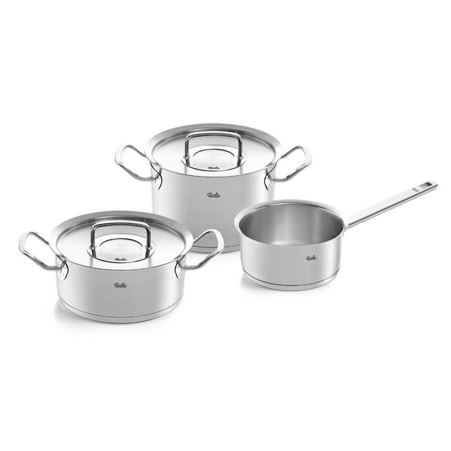 Fissler Opc Çelik Tencere Seti 5 Parça Metal Kapak