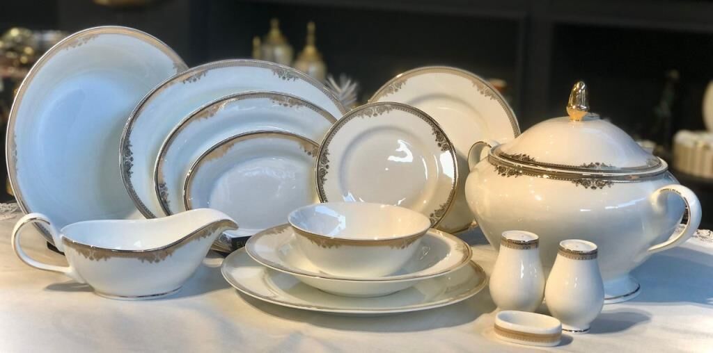 Evaliza Versailles Yemek Takımı 60 Parça Gold