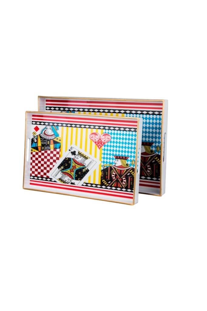 Lucky Art Lucky Dikdörtgen 2Lı Tepsi