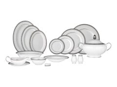 Evaliza Gri Osaka Yemek Takımı101 Parça