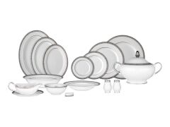 Evaliza Gri Osaka Yemek Takımı101 Parça