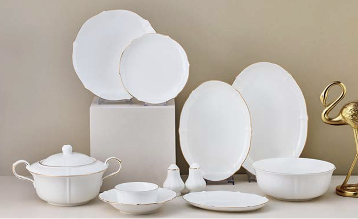 Evaliza Magnolıa Gold Yemek Takımı 60 Parça