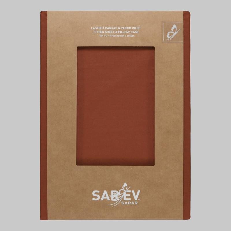 Sarev New Slow Cıty 120X200 Fıtted Çarşaf, .Somon