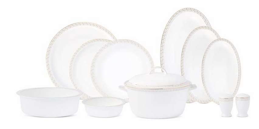 Evaliza Alaia Stella Gold Yemek Takımı 60 Parça