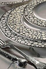 Royal Canterbury Silver Pearl Yemek Takımı 72 Parça