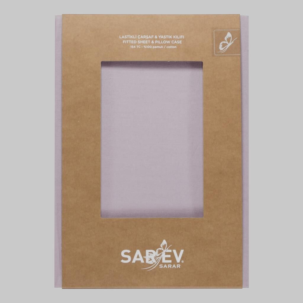 Sarev New Slow Cıty 120X200 Fıtted Çarşaf, .Lila