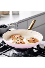 Greenpan Padova Pembe Thermolon Yapışmaz 10Parça Tencere Tava Seti