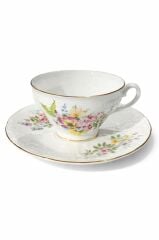 Roy King Pink Garden 6'Lı Çay Fincanı