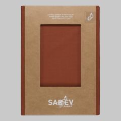 Sarev New Slow Cıty 120X200 Fıtted Çarşaf, .Taba