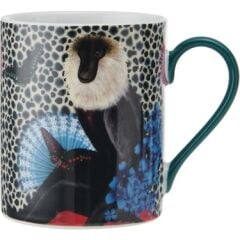 Sarah Arnett Porselen Maymun Desenli Kupa 300ml