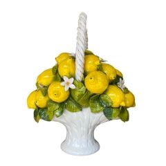 Rainbow Limon Seramik Büyük Meyve Sepeti