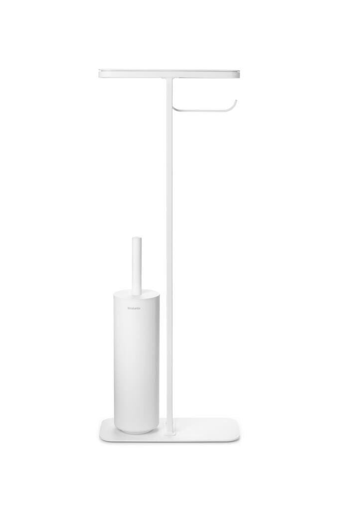 Brabantia Mindset Fresh White Standlı Organizer,Tuvalet Kağıdı Tutucusu Ve Tuvalet Fırçası